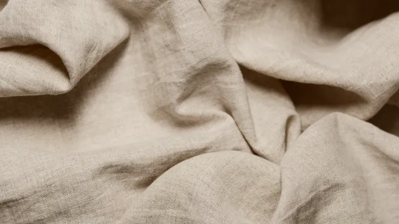 The Scarf — washed linen falling in soft folds